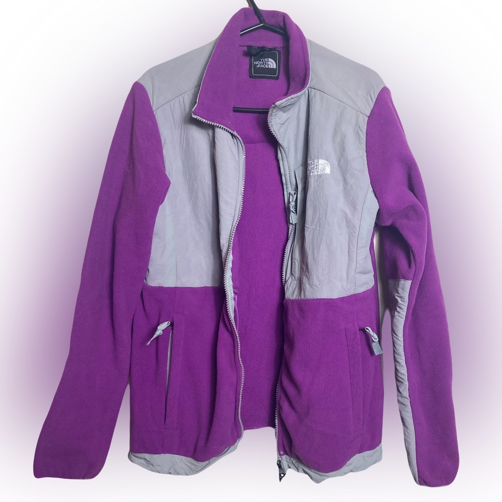 Purple and Gray The Noth Face Jacket Size Medium